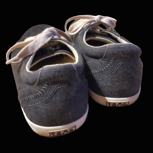 Taos Women's Star Canvas Sneaker Charcoal Wash 8 M - Picture 6 of 9